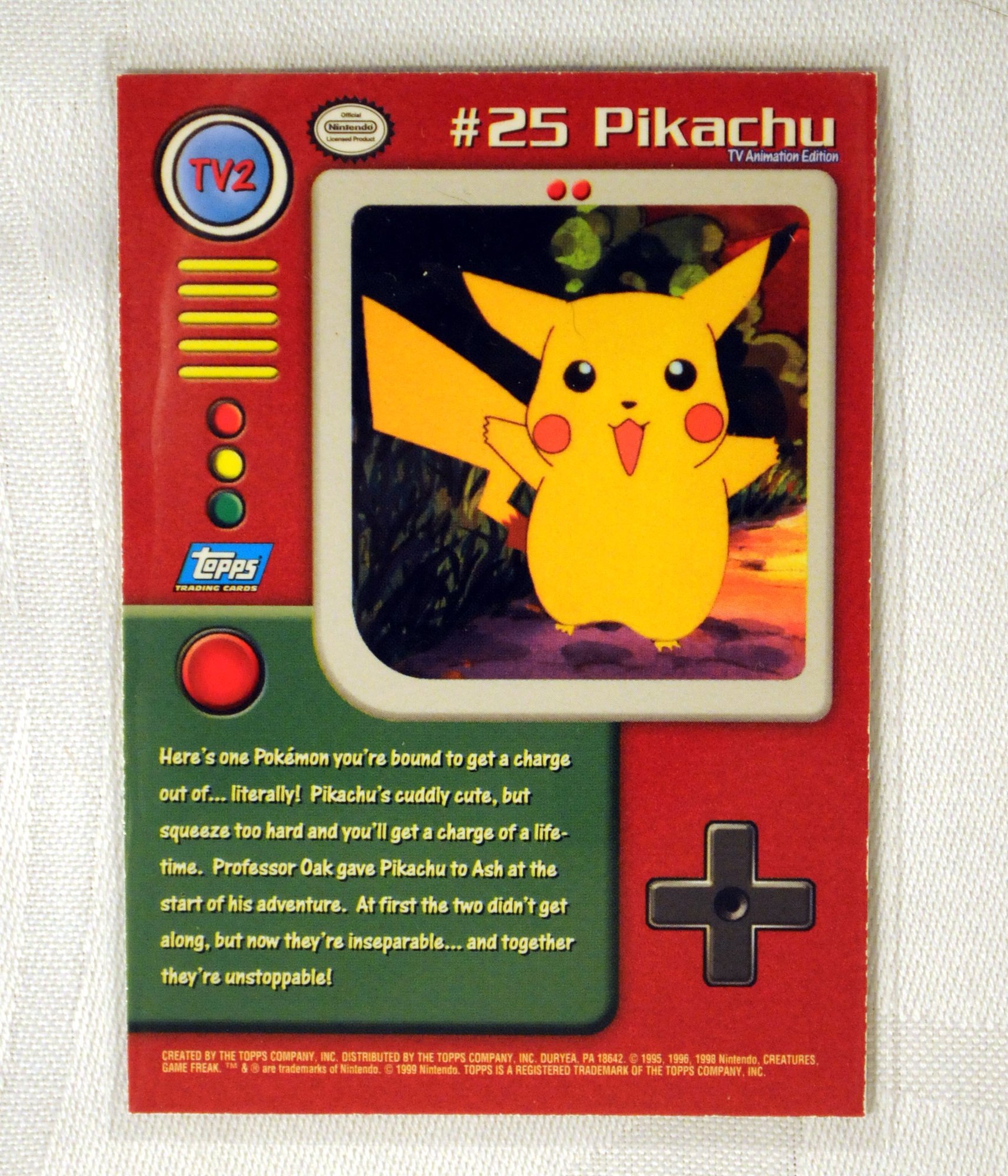 TV2 Pikachu blue foil