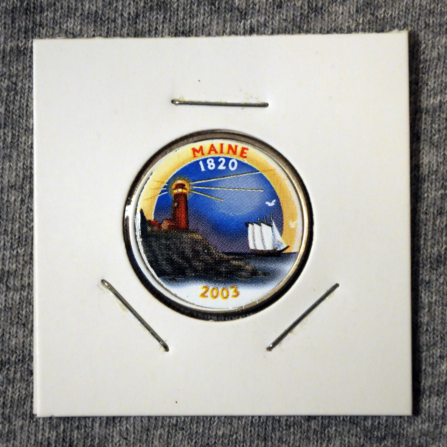 2003 Maine Color State Quarter