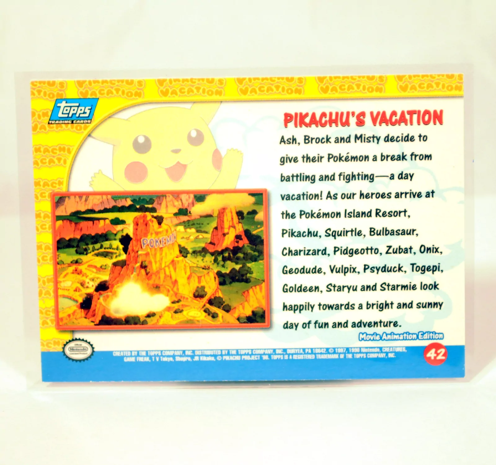 42 Pikachus Vacation Foil