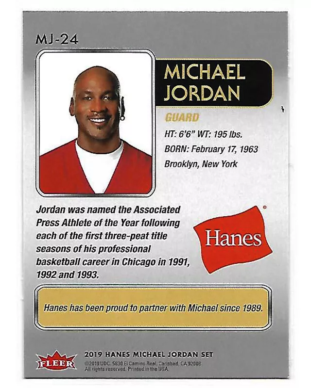 Michael Jordan MJ-24-back