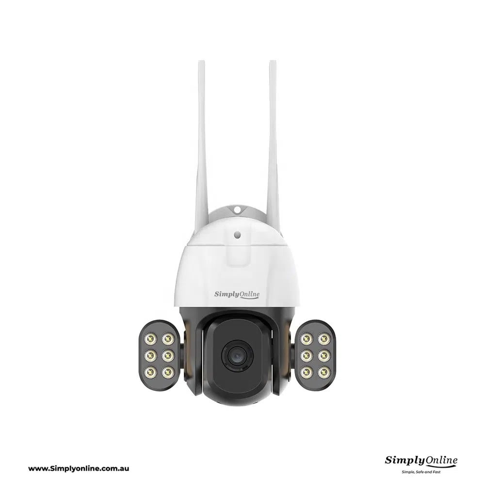 Simplyonline Wifi 3MP FLOODLIGHT CAMERA 001 v01 - Simply Online Australia