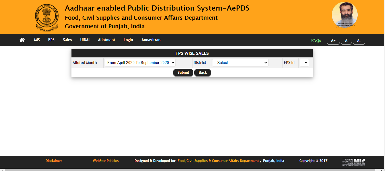 Ration Card List