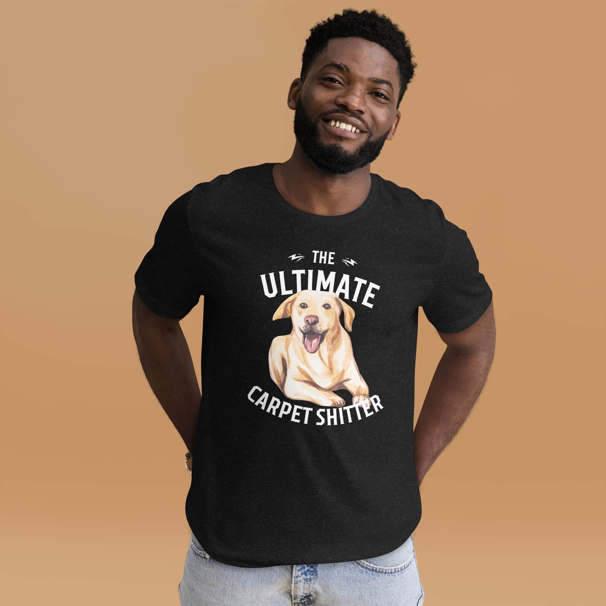 The Ultimate Carpet Shitter Funny Golden Retriever Unisex T-Shirt male t