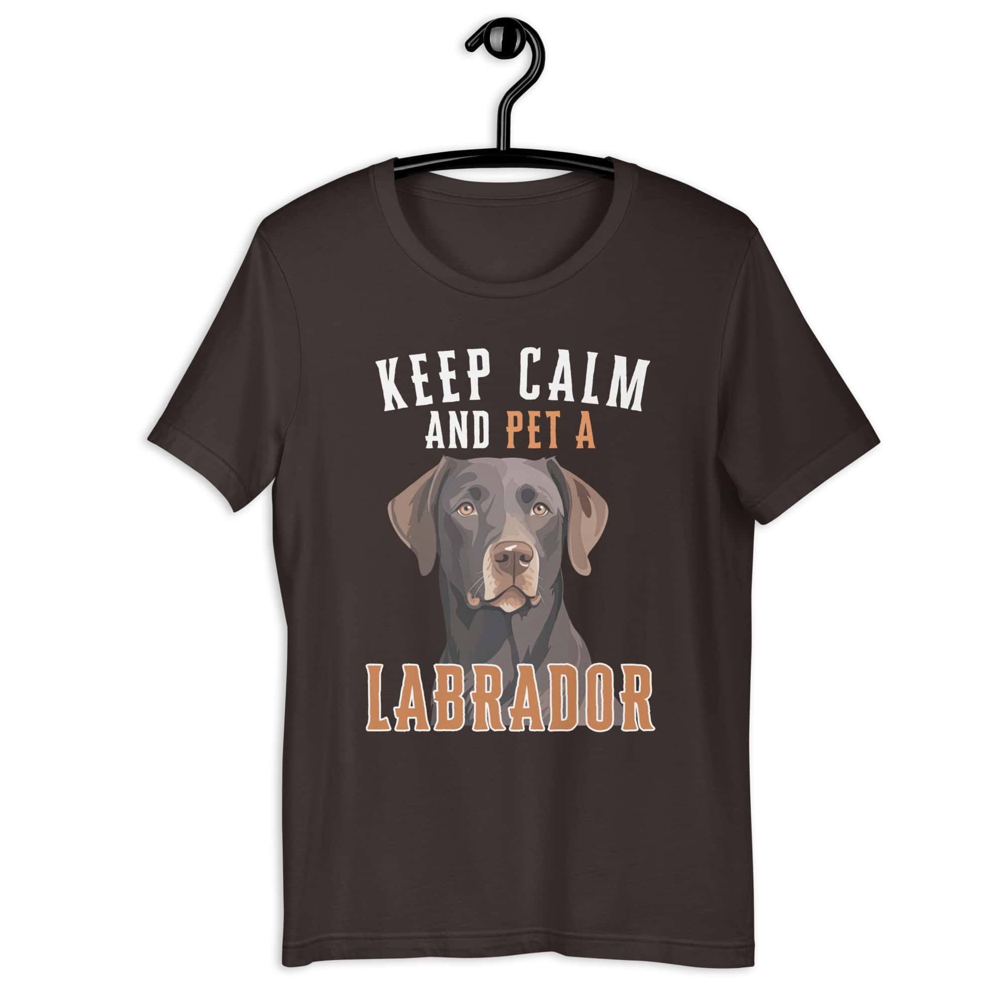 Keep calm and Pet A Labrador Unisex T-Shirt