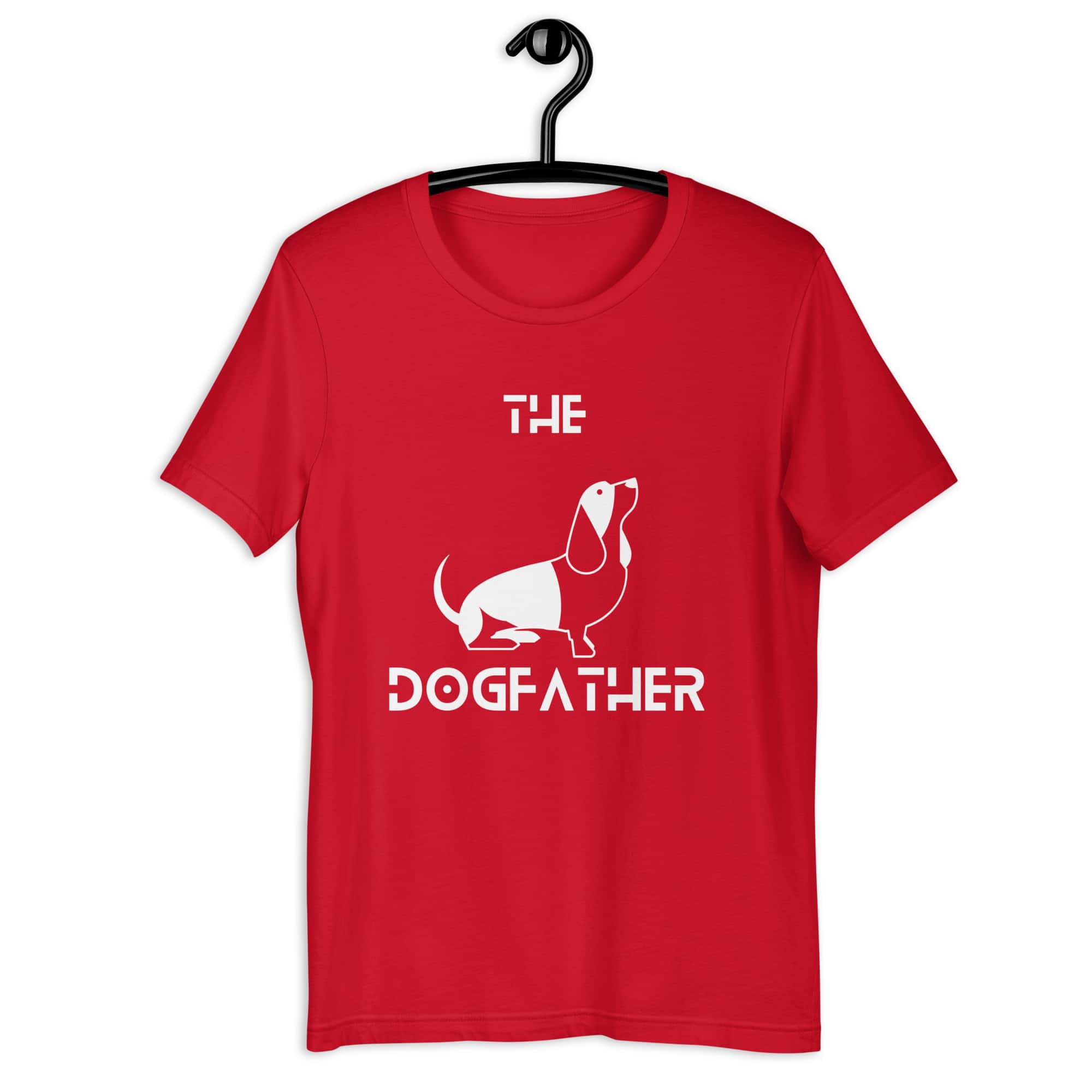 The Dogfather Hounds Unisex T-Shirt. Red