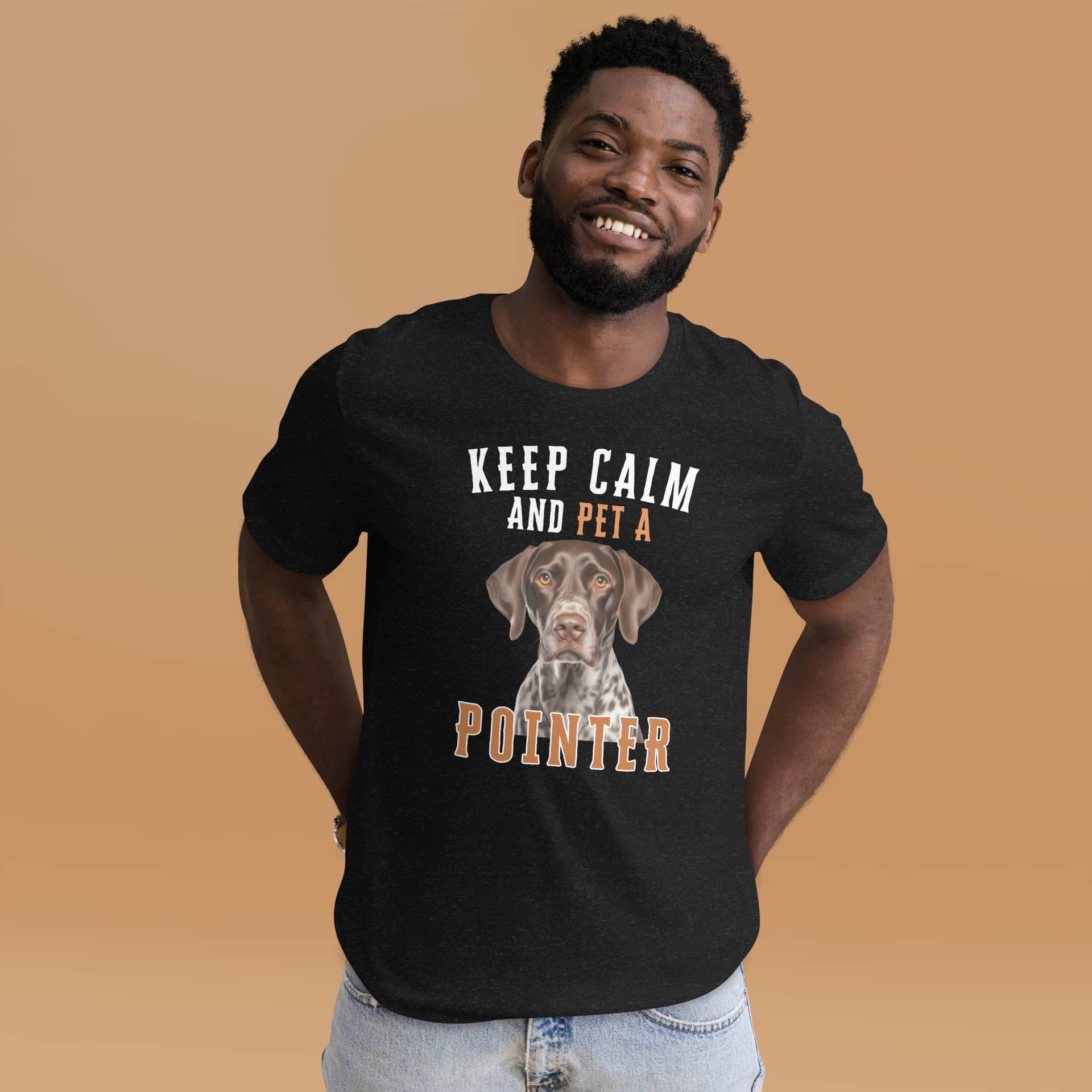 Keep Calm and Pet A Pointer Unisex T-Shirt