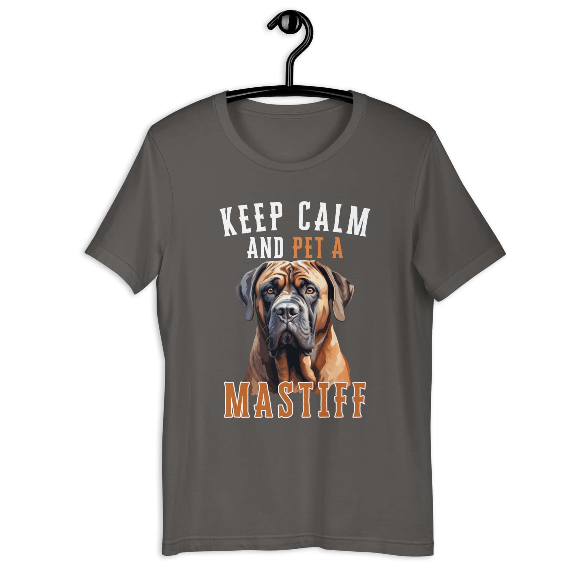 Keep Calm and Pet A Mastiff Unisex T-Shirt