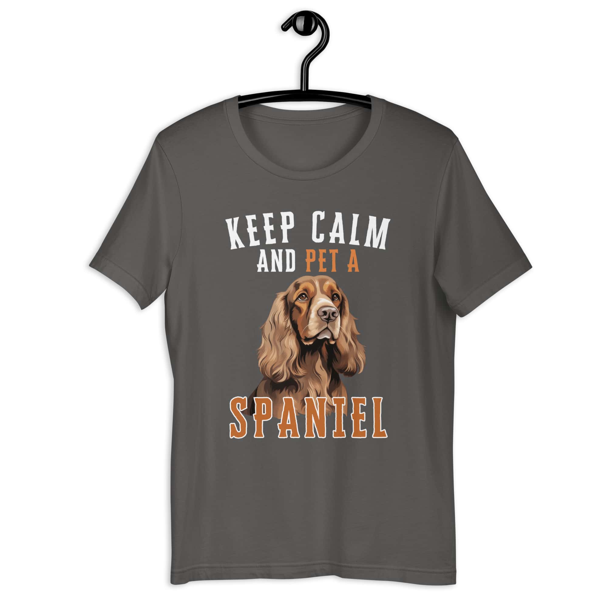 Keep Calm and Pet An English Cocker Spaniel Unisex T-Shirt