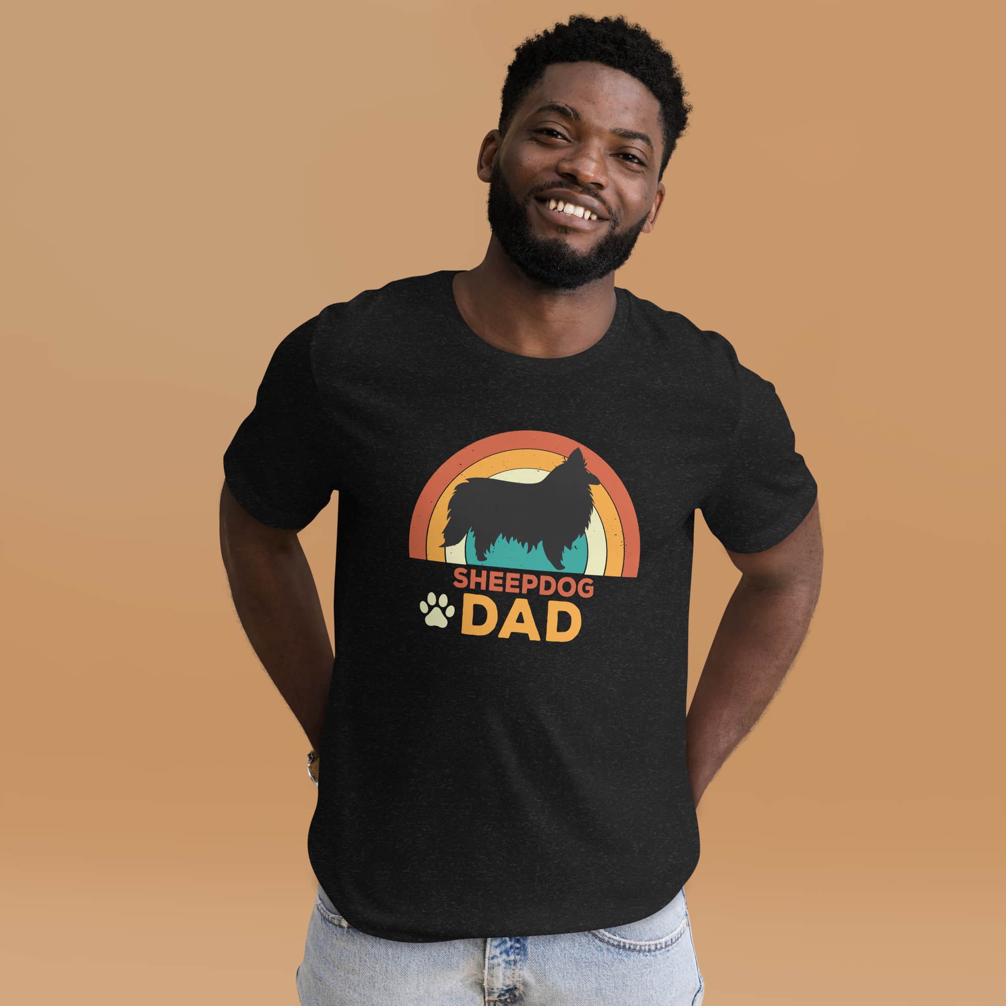 Sheepdog Dad Unisex T-Shirt