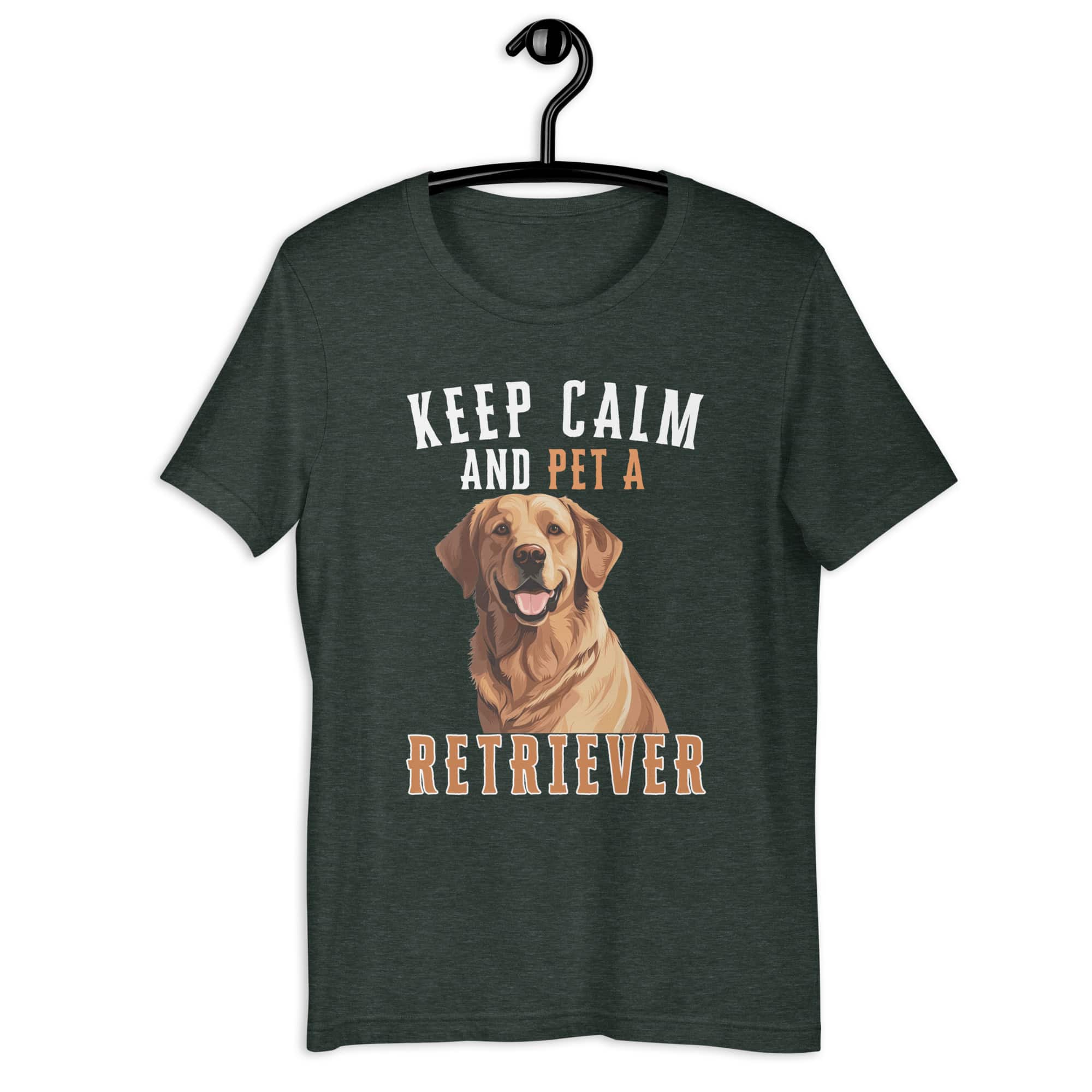 Keep Calm and Pet A Retriever Unisex T-Shirt