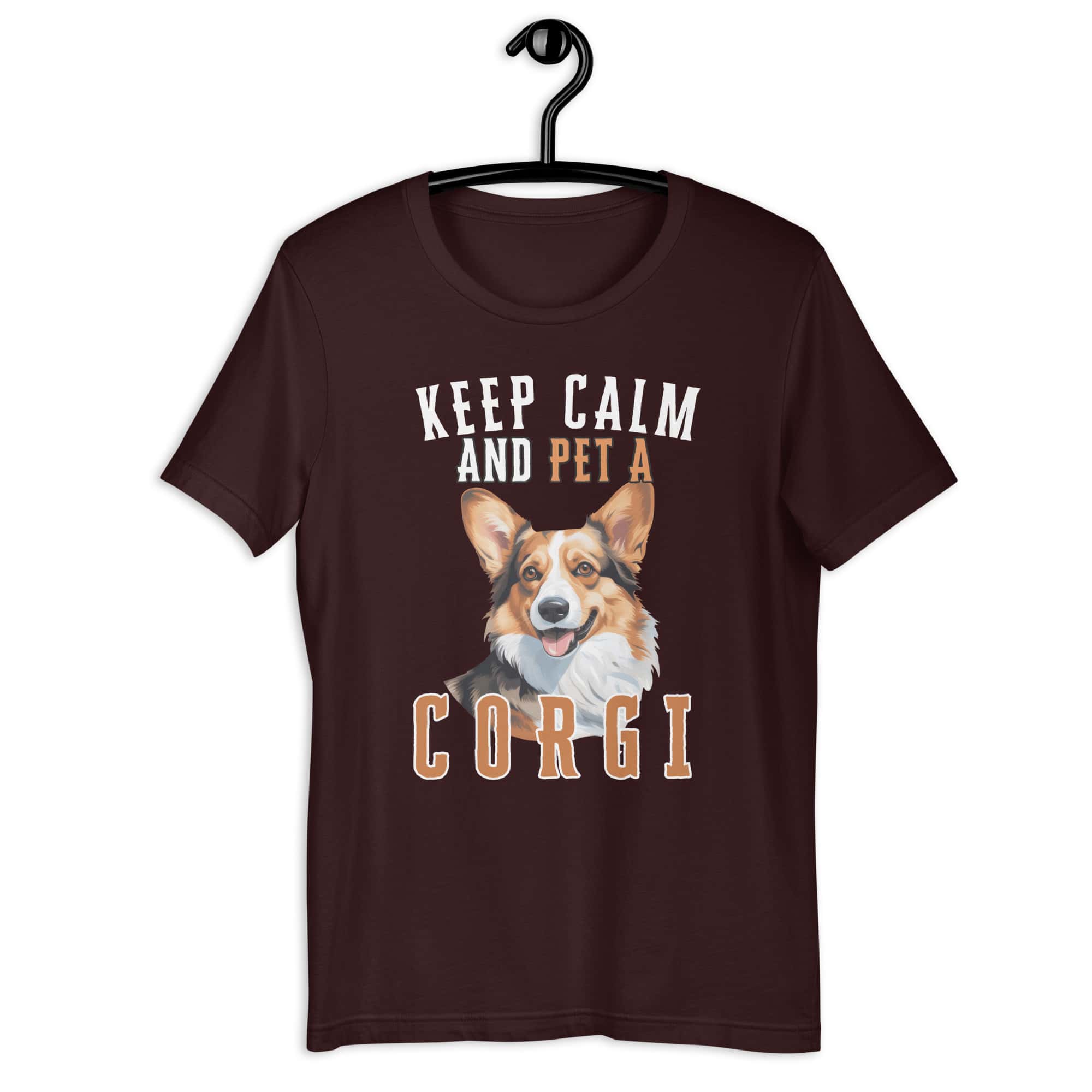 Keep Calm and Pet A Corgi Unisex T-Shirt