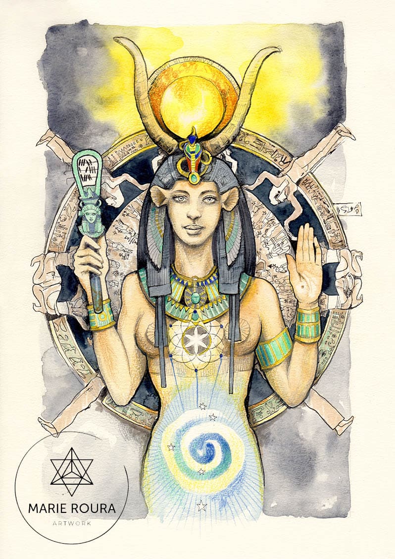 hathor illustration