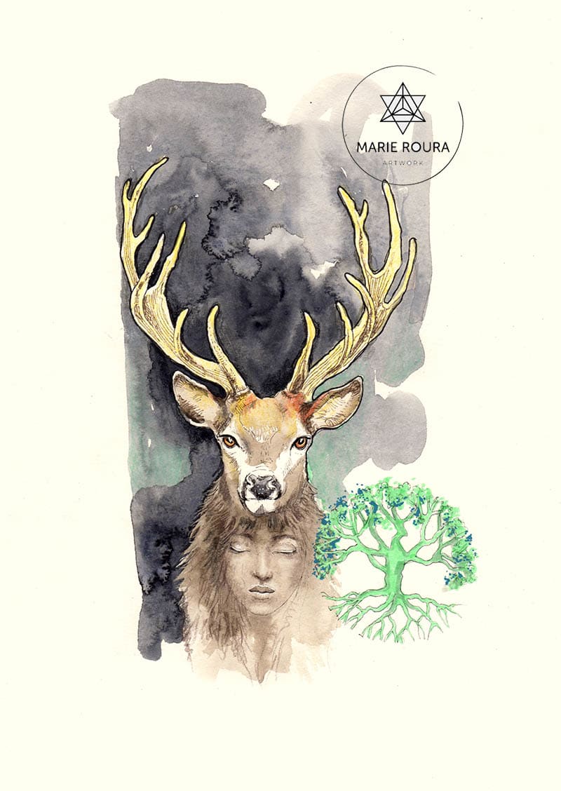 cerf animal totem