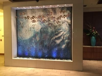 Mosaic-Tile-Waterfall-at-Hyatt-Place-Waikiki-Honolulu-Hawaii-2