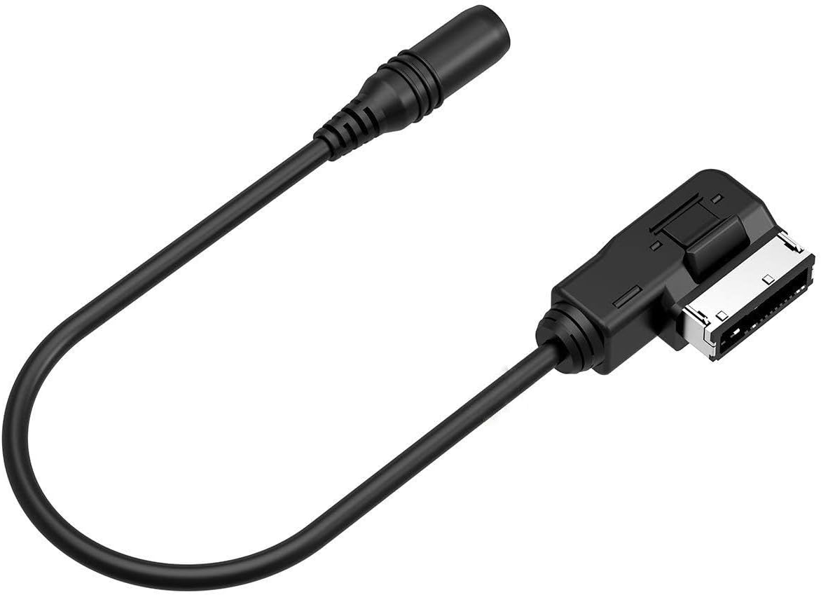 chelink adaptateur de câble d'interface musicale ami vers femelle 3,5 mm pour audi, cordon jack stéréo pour téléphones, écouteurs, haut parleurs, tablettes, lecteurs mp3 et autres