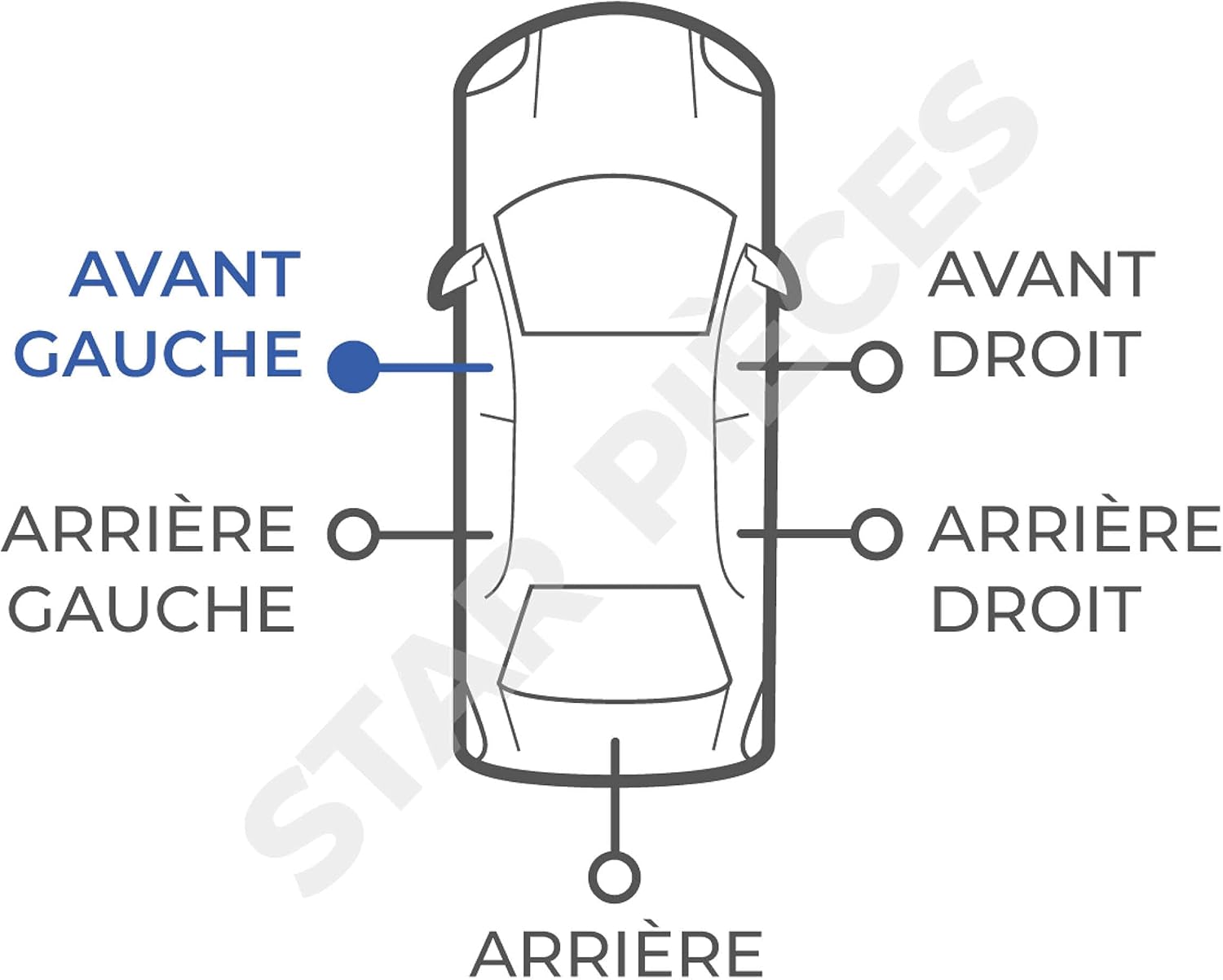 starkit performance lève vitre compatible pour audi a4 (2000 2008) avant gauche (conducteur)