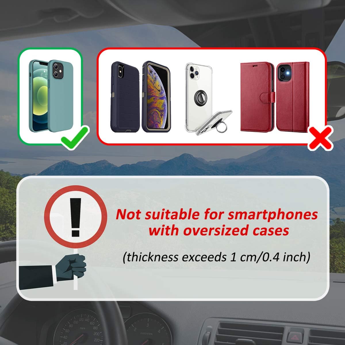 ayada support de téléphone pour audi q2, support de téléphone portable, design amélioré, verrouillage automatique, stable, facile à installer, suv 2017, 2018, 2019, 2020