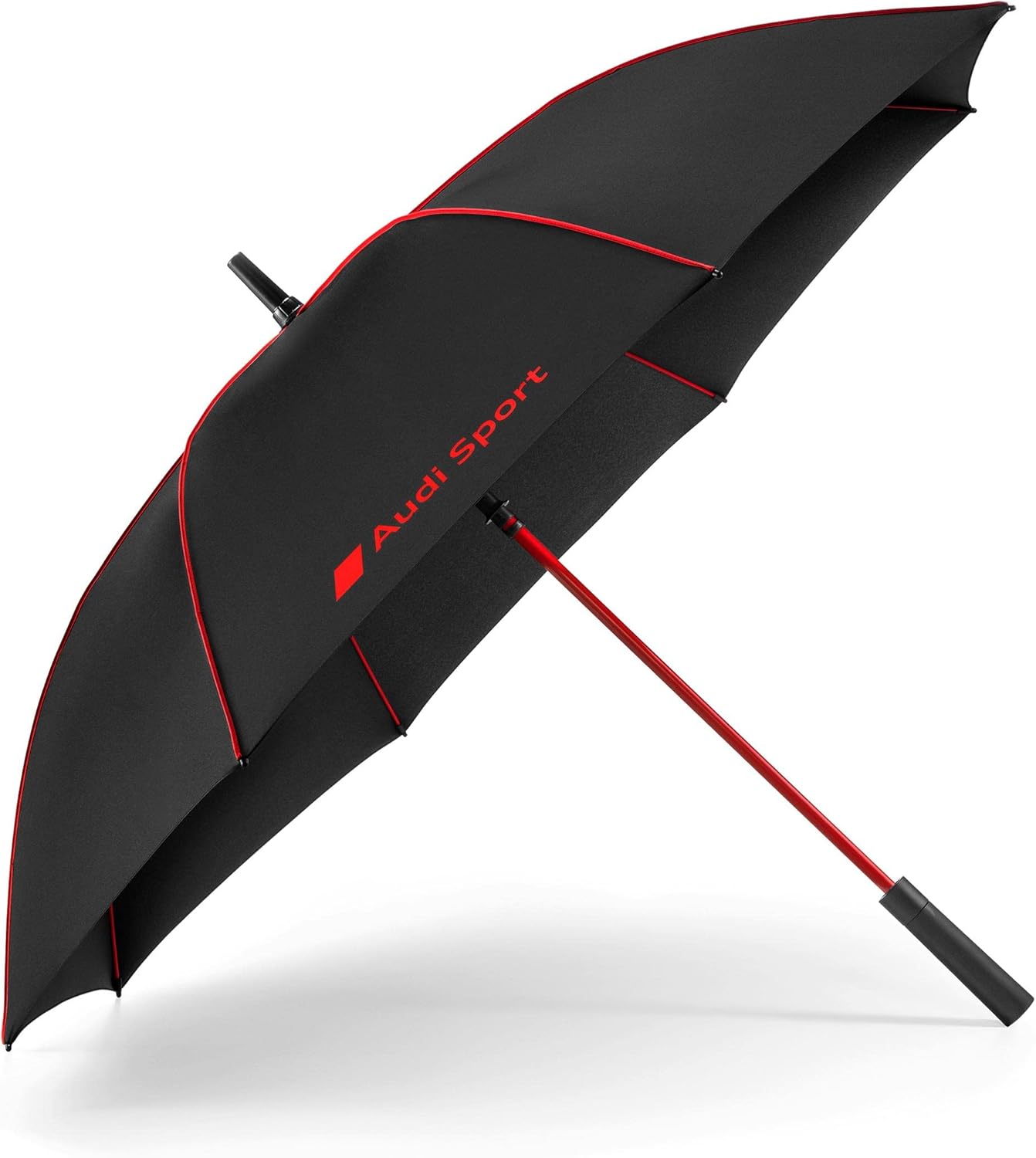 audi 3122200200 parapluie automatique avec logo audi sport noir/rouge, noir, taille unique