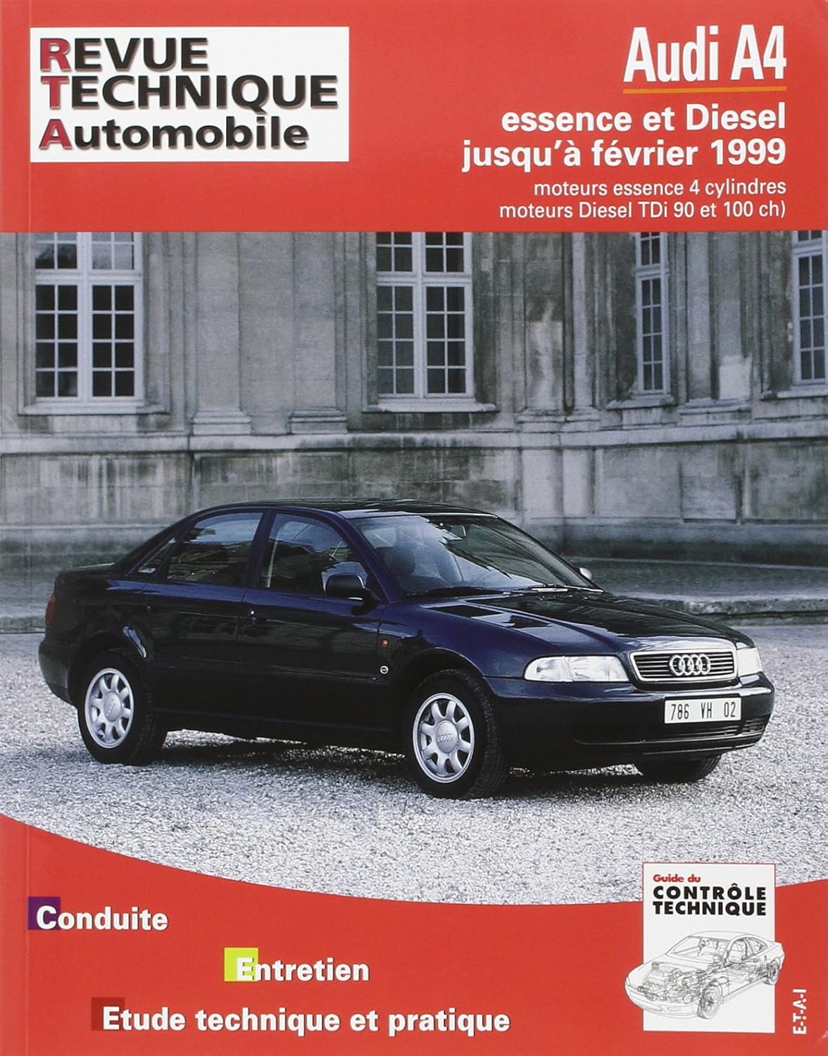 etai revue technique automobile 581.2 audi a4 i phase 1 8d 1995 à 1999 etai