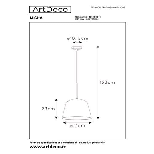 Fiche technique Suspension MISHA