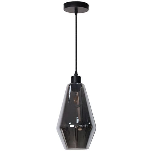 Luminaire STEAM verre noir