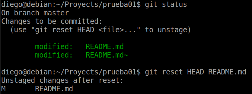 13 git reset