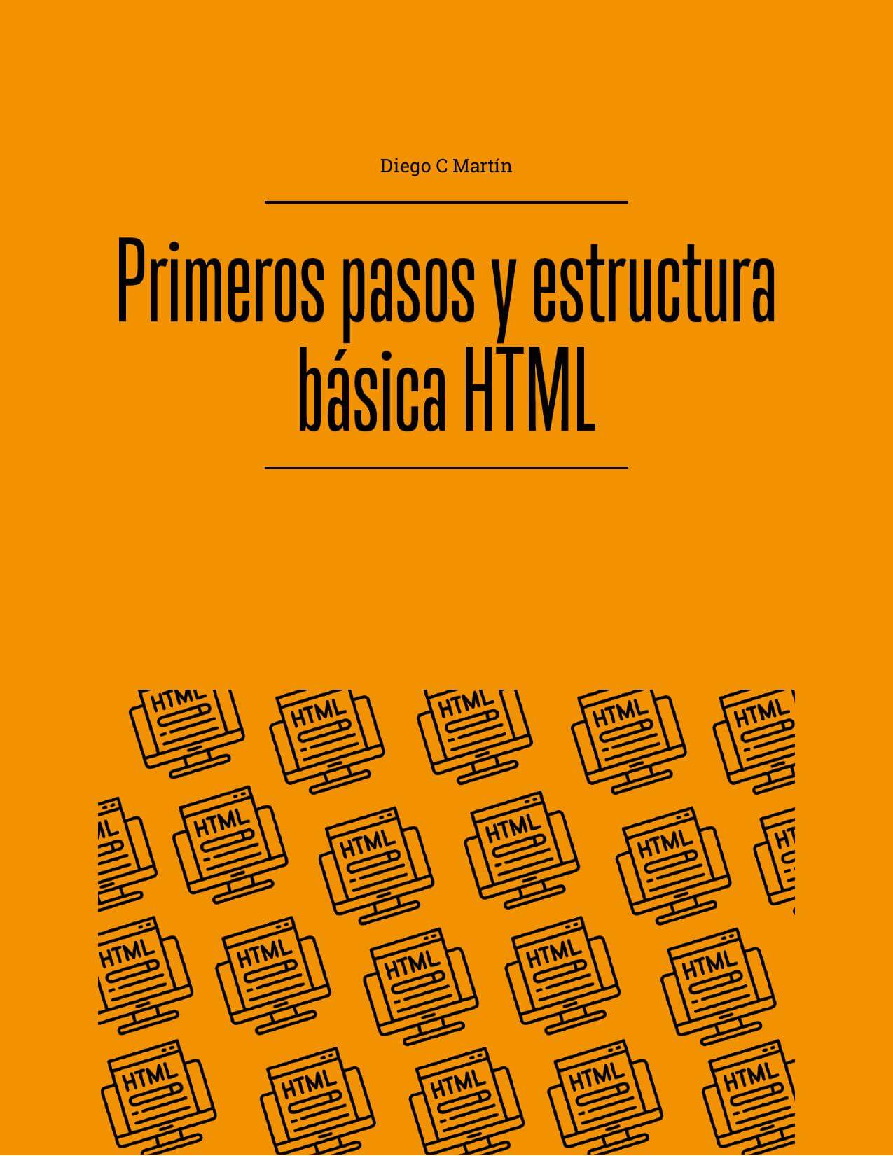 manual Primeros pasos y estructura HTML - cover