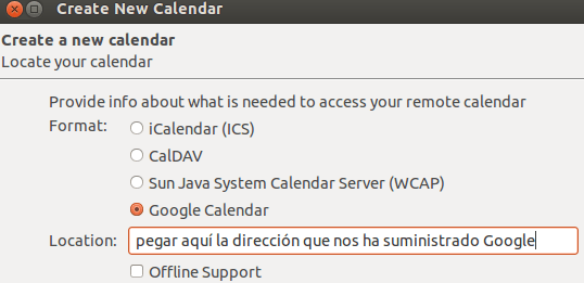 Sincronizar Thunderbird con Google Calendar 02