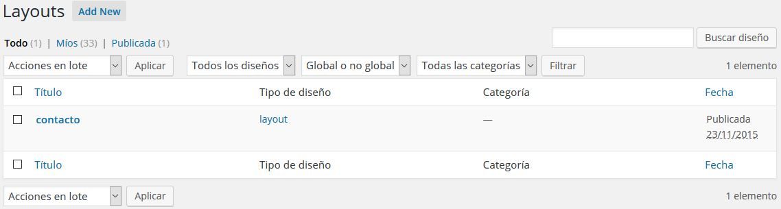 Biblioteca de Divi builder