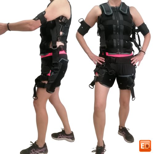 Chaleco más pantalón para electroestimulación