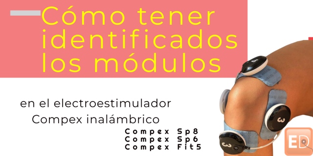 modulos compex sp y fit, márcalos así para reconocerlos al momento