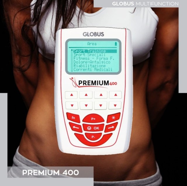 electroestimulador globus premium 400 TENS EMS y Microcorriente