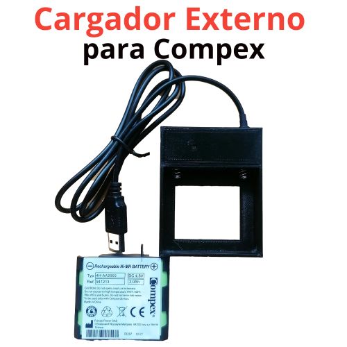 compex cargador externo para bateria