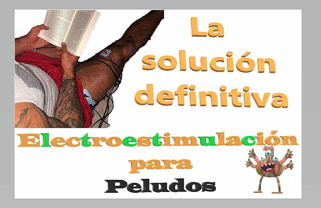 EFlectroestimulacion con pelo sin depilar