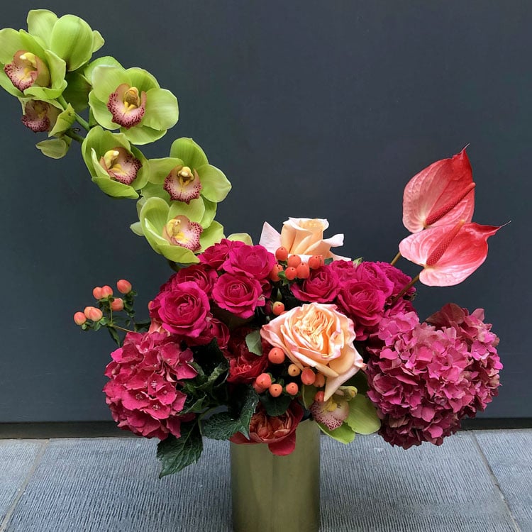 Tickled Pink Flower Arrangement