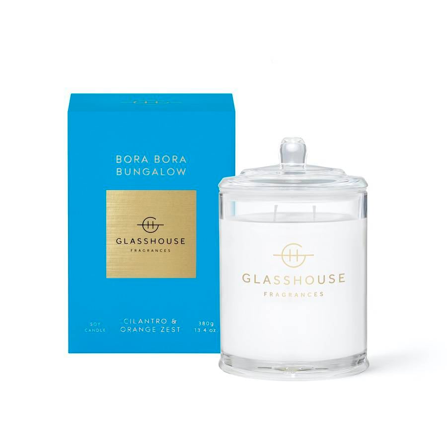 Bora Bora Bungalow – Glasshouse Soy Candle