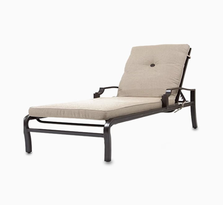 Yulan Aluminum Chaise Lounge with Cushion