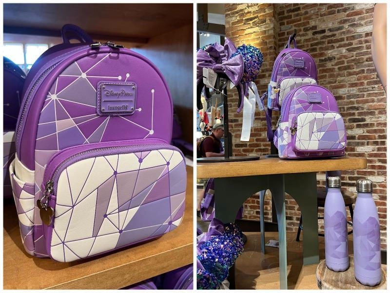 Disney Parks shops Loungefly Purple Wall Tomorrowland Bag Backpack