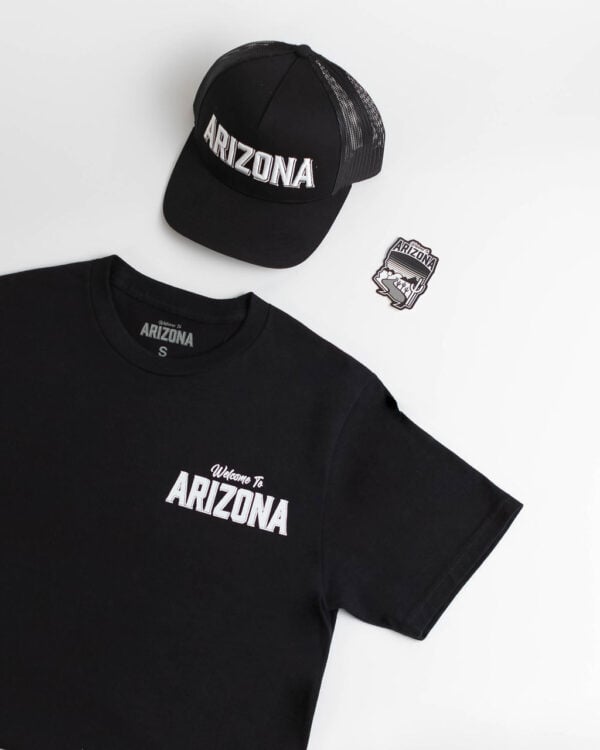 Arizona Embroidered Cap (Blk) - Image 4