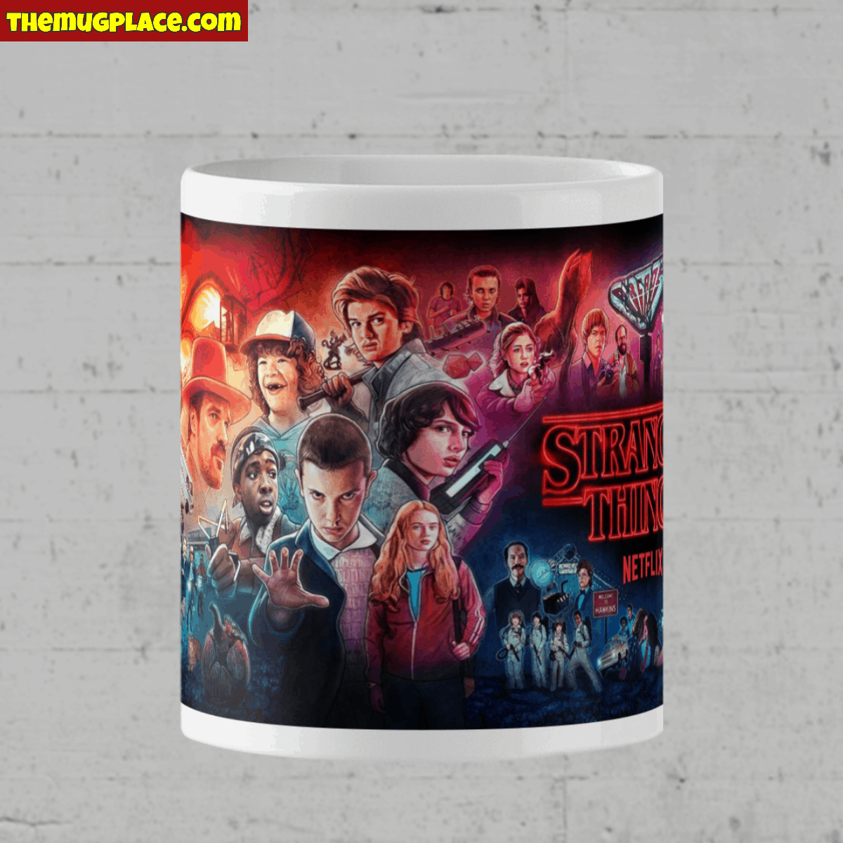 Stranger Things Poster Mug Center