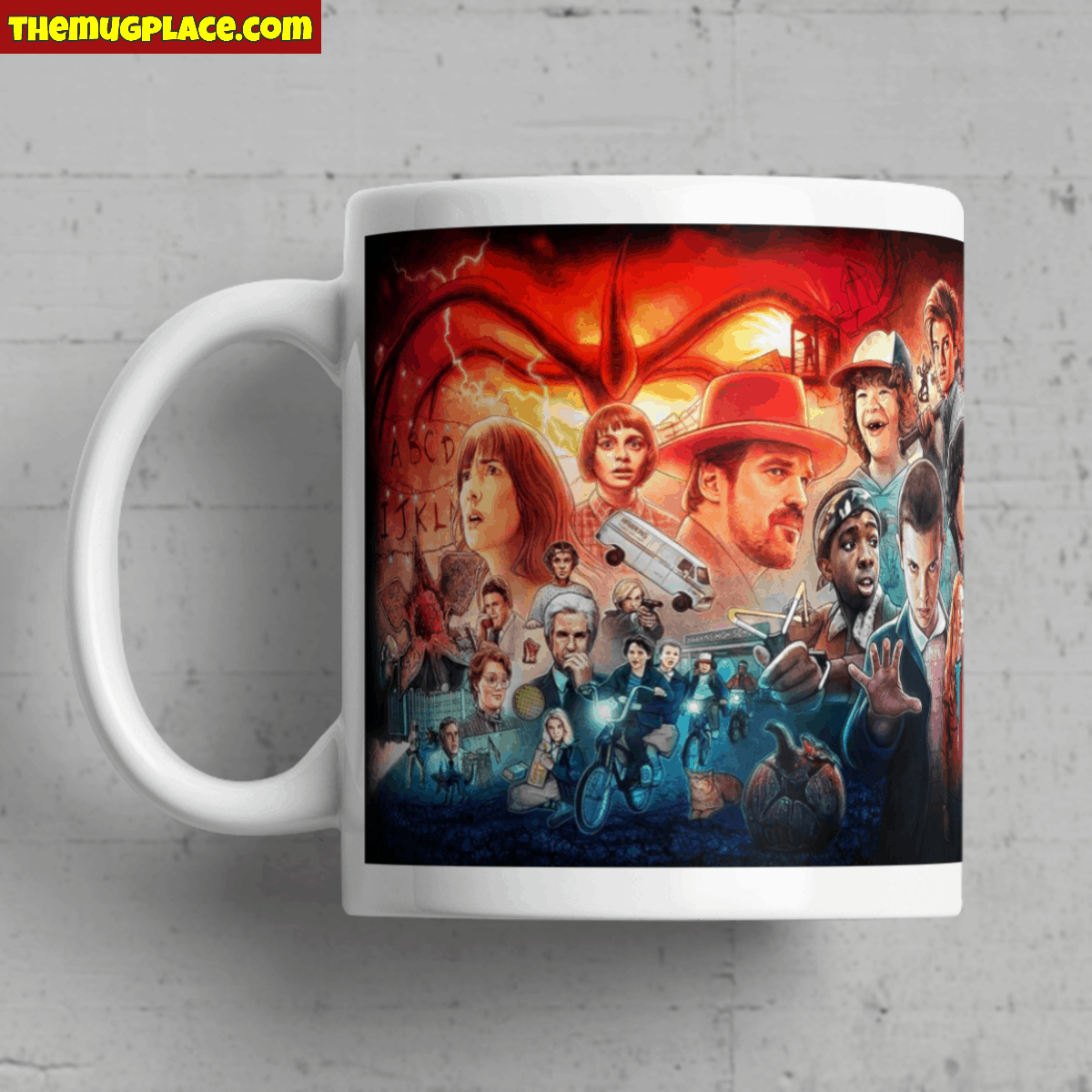 Stranger Things Poster Mug Left