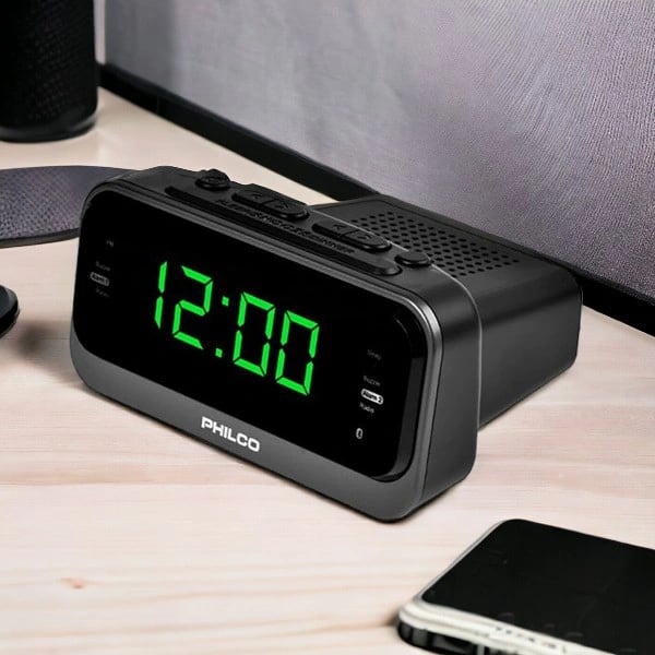 Radio Reloj Philco Con Bluetooth PAR1012BT 5