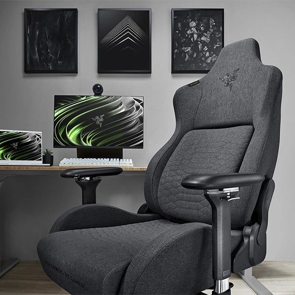 Silla Razer Iskur Fabric Dark Grey 9