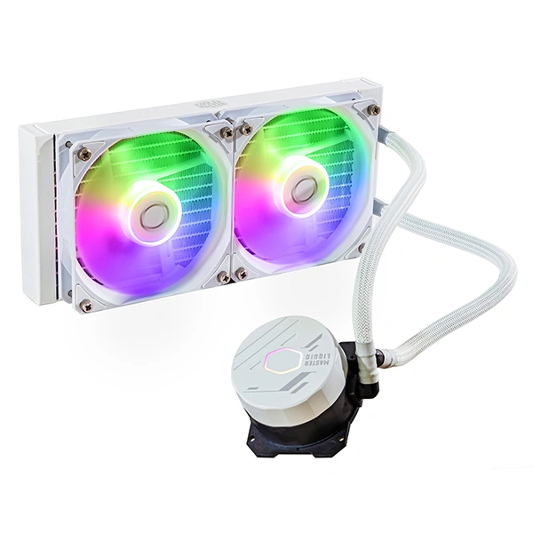 Water Cooling Cooler Master MasterLiquid 240L Core White 2