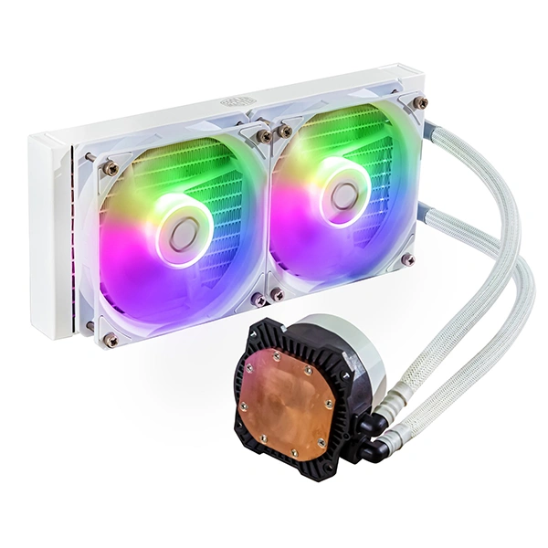 Water Cooling Cooler Master MasterLiquid 240L Core White 3