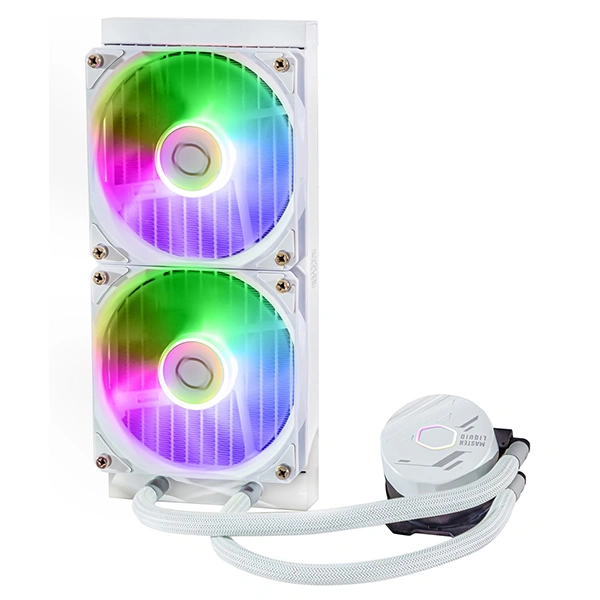 Water Cooling Cooler Master MasterLiquid 240L Core White 5