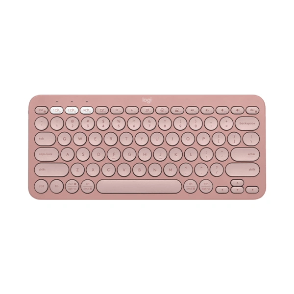 Teclado Logitech Pebble Keys 2 K380s Pink Wireless 1