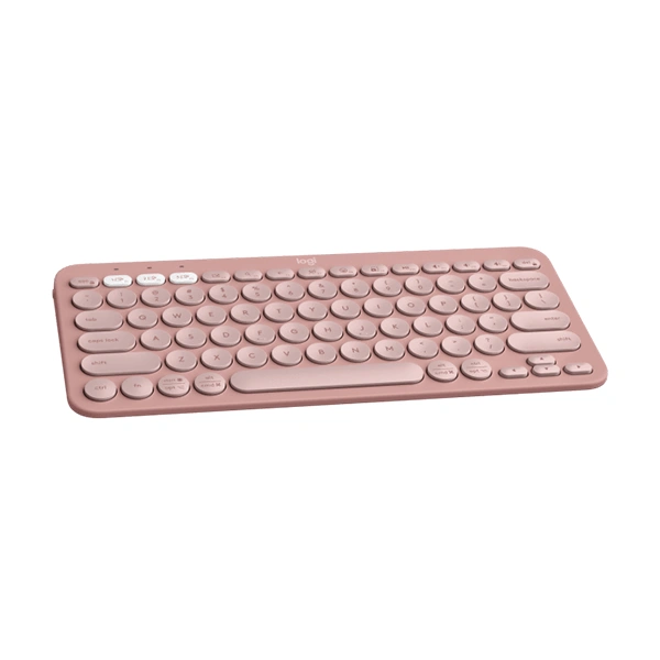 Teclado Logitech Pebble Keys 2 K380s Pink Wireless 3