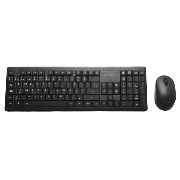 Combo Philco SPT6314 Black Teclado (Es) + Mouse Wireless