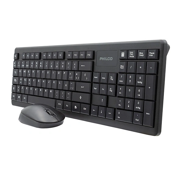 Combo Philco SPT6314 Black Teclado Es Mouse Wireless 8